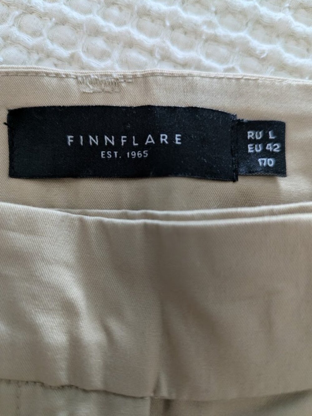 Culotte Pants Wide Leg Cotton Cropped Beige Casual Office Resortwear - Picture 4 of 14